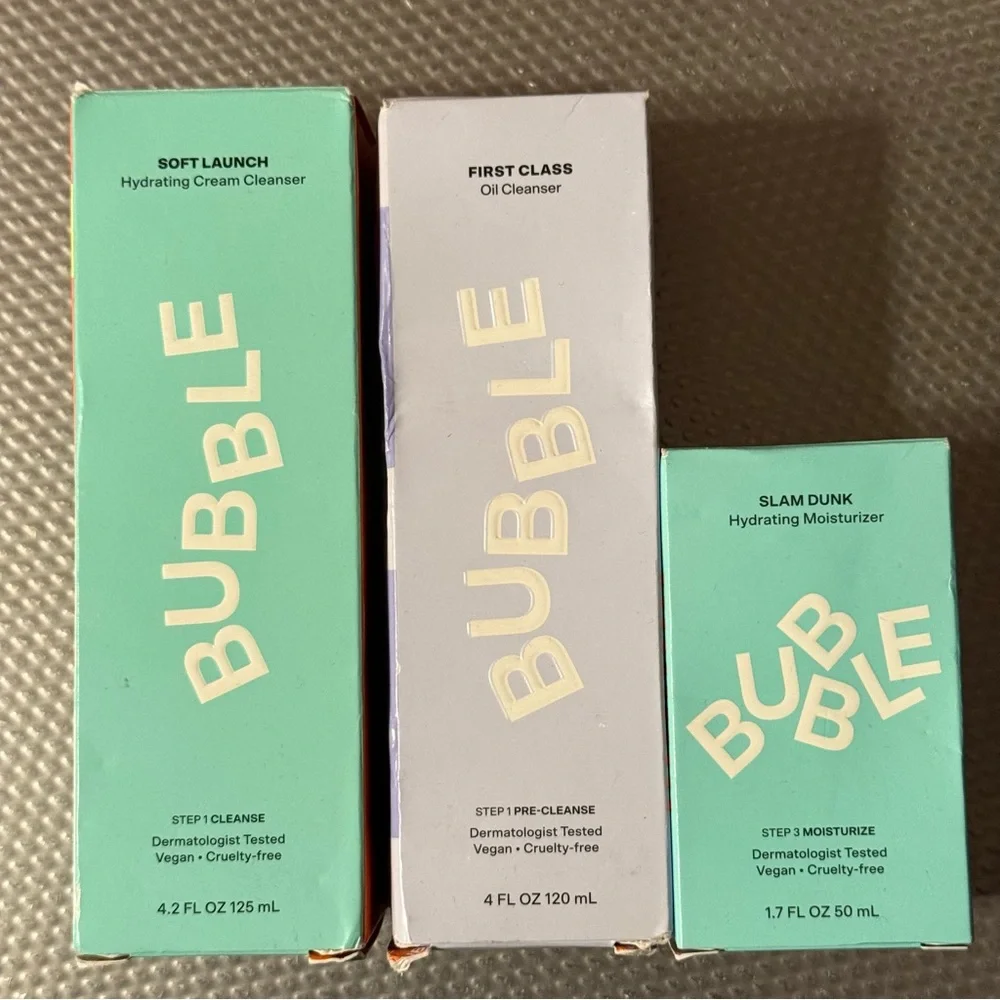 Bubble Skincare 3-piece set